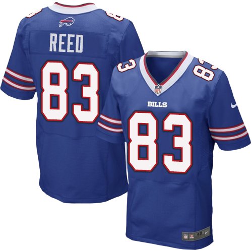 Men's Elite Andre Reed Nike Jersey Royal Blue Home - #83 NFL Buffalo Bills